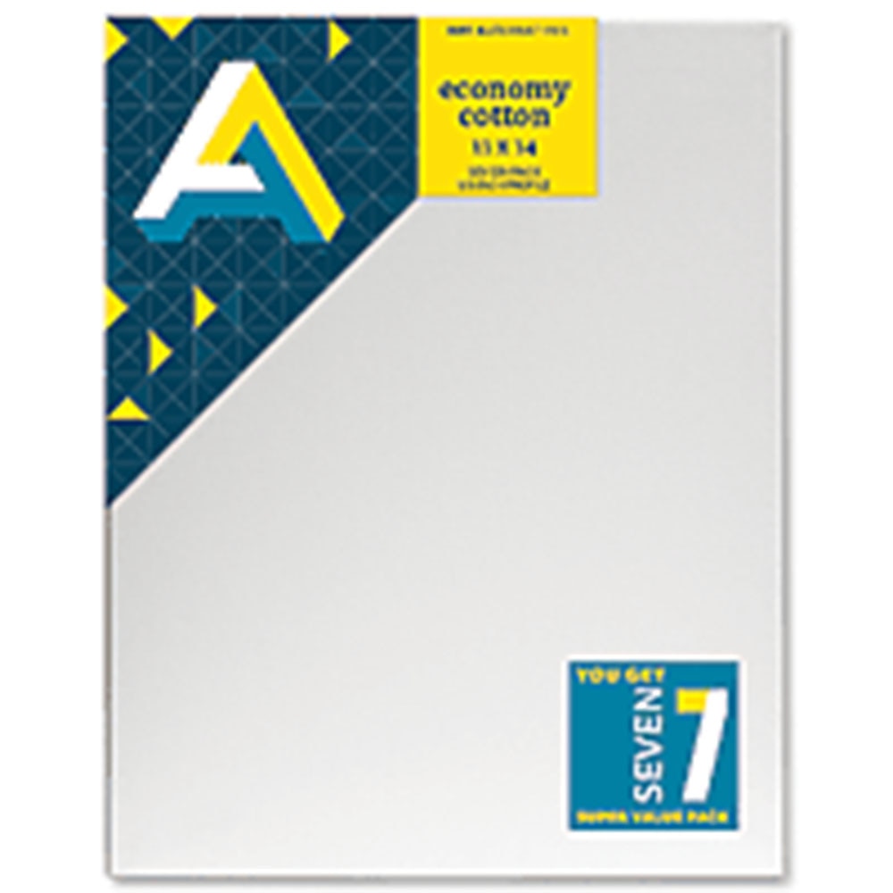 Art Alternatives, Paint Surface, Art & School, 11"x14", Economy Canvas, Super Value, 7 pack, 5767